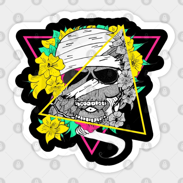 SKULL OF ROSE Sticker by onora